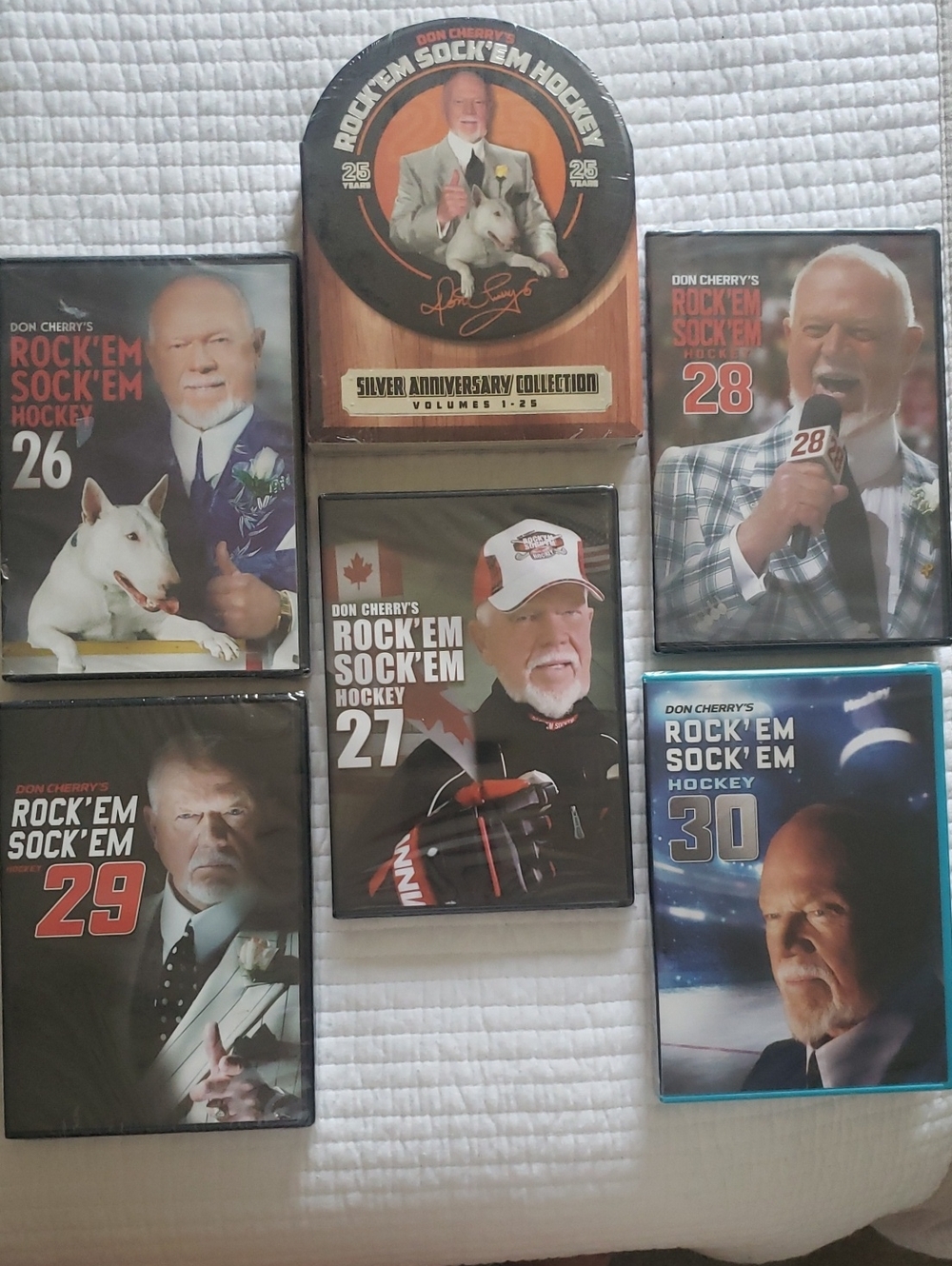 Don Cherry Rock'em Sock'em Hockey DVD Complete Set - RARE - Sealed